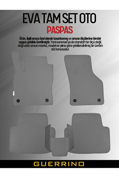 Guerrino VOLKSWAGEN-CADY-(2004-2011) İÇİN EVA İÇ PASPAS TAKIMI (METAL TOPUKLU...