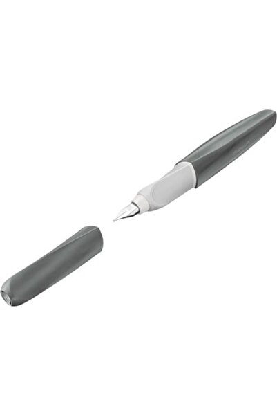 Pelikan قلم حبر جاف تويست إيكو برأس M باللون الرمادي الباستيل