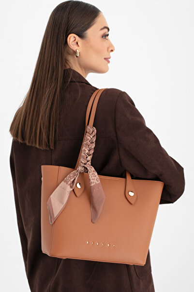 Sisley ΓΥΝΑΙΚΕΙΑ ΤΣΑΝΤΑ ΜΕ ΧΕΡΙ ΤΑΝΙΑ-ΧΑΚΙ SLY284