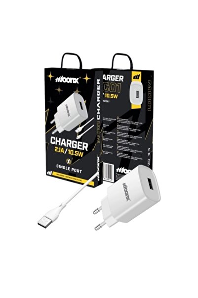 Poro Online Încărcător Moonx MC 01 + cablu MicroUSB 2.1 A