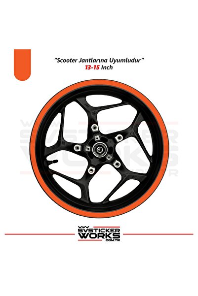 ARONA Scooter Sticker Jant Sticker Motor Motosiklet Sticker Dekor Modeli