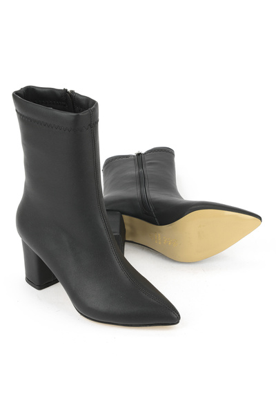 Ziya , Kadın Topuklu Bot 1531044Z4006 Siyah