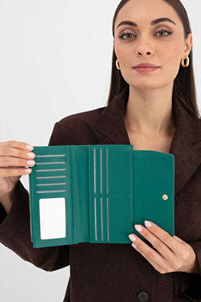 Sisley Women's Wallet Emerald Sly253