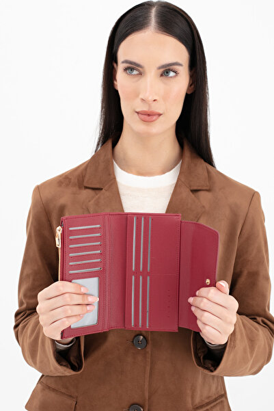 Sisley Women's Wallet Burgundy Sly253