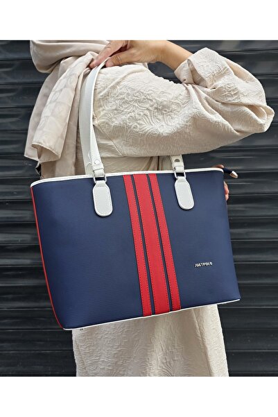 Just Polo Justpolo Women's Large Size 3 Compartment Shoulder Bag