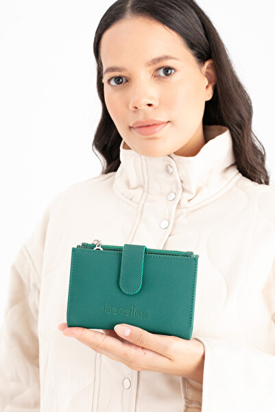 United Colors of Benetton ΓΥΝΑΙΚΕΙΟ ΠΟΡΤΟΦΟΛΙ BENETTON ΣΚΟΥΡΟ ΣΜΑΡΓΥΡΟ BNT1656