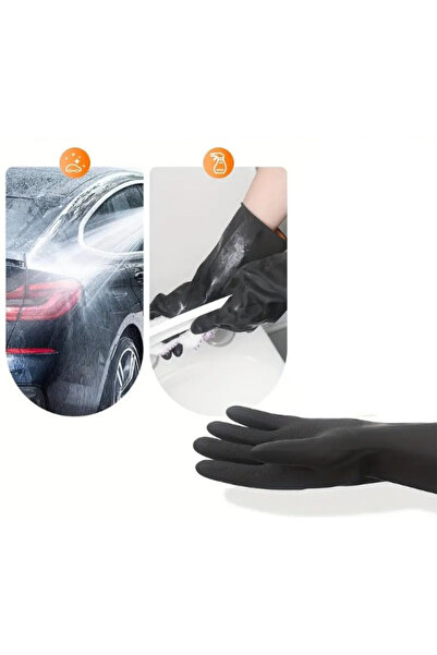 Yenilig Black Color Industrial Work Gloves – Durable and Long-Lasting