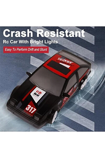 Genel Markalar RC Drift Araba Uzaktan Kumanda Araba 2.4GHz 1:24 Ölçekli 4WD 15KM/H Yüksek Hızlı Model Araç