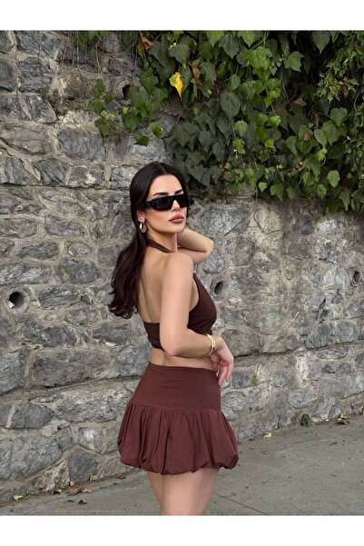 Le Savu Tennis Player Balloon Shorts Skirt