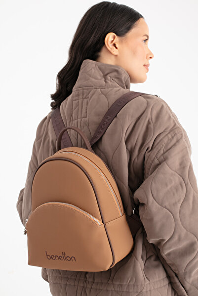 United Colors of Benetton Benetton Women's Backpack Taba-Brown Bnt1676