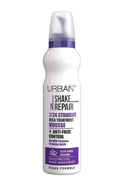 Shake N Repair 7/24 Düzleştirici Etkili Saç Bakım Köpüğü, 150 Mililitre, Vegan