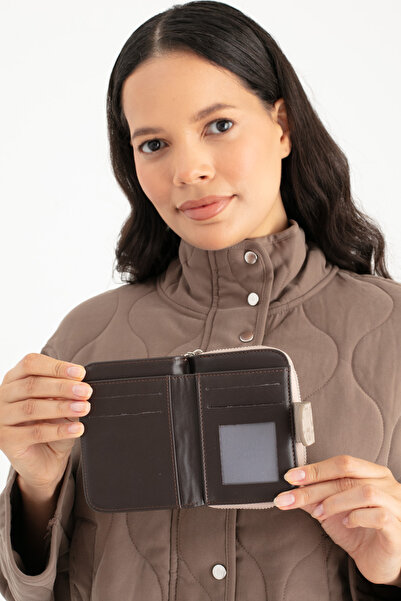 United Colors of Benetton ΓΥΝΑΙΚΕΙΟ ΠΟΡΤΟΦΟΛΙ BENETTON ΠΕΤΡΑ-ΚΑΦΕ BNT1659