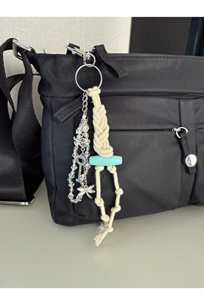 Nimet Abla Butik Bag Charm Handmade with Pearl