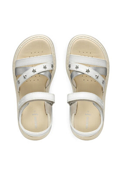 Geox σανδάλια για κορίτσια J45DBI-000BC λευκά