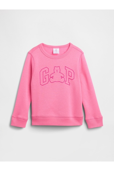 GAP Erkek Bebek Pembe Logo Sweatshirt
