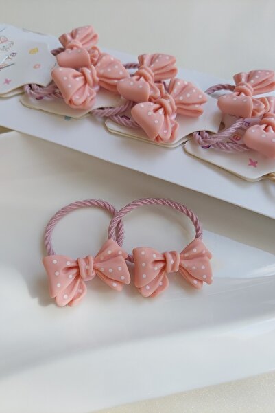 Lynare Model de panglică cu detaliu în puncte, cataramă din cauciuc, 2 bucăți