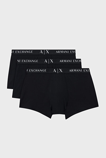 Armani Exchange Streç Pamuklu Logolu 3 Pack Boxer Erkek BOXER XM000871 AF13682 MC061