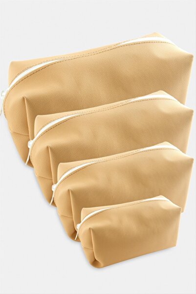 FREEDOM STOREE 4 أكياس مكياج محمولة باليد