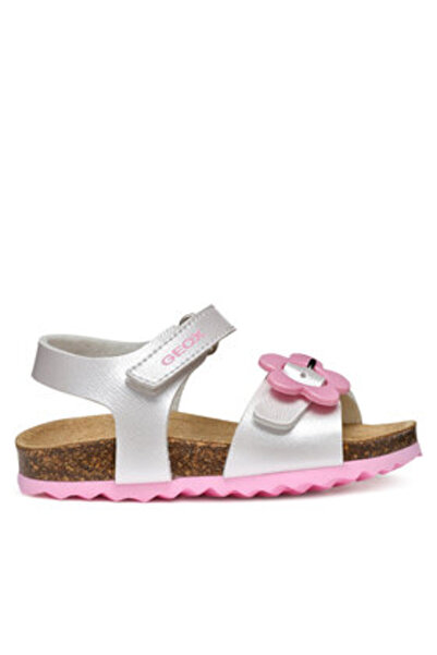Geox σανδάλια για κορίτσια B552RD-000NF λευκά