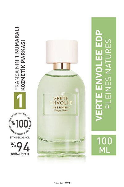 Yves Rocher Verte Envolee Pleines Natures EDP Vegan Kadın Parfümü 100 ML