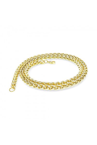 FM Yellow Color Steel Necklace 6mm 3183Cek018