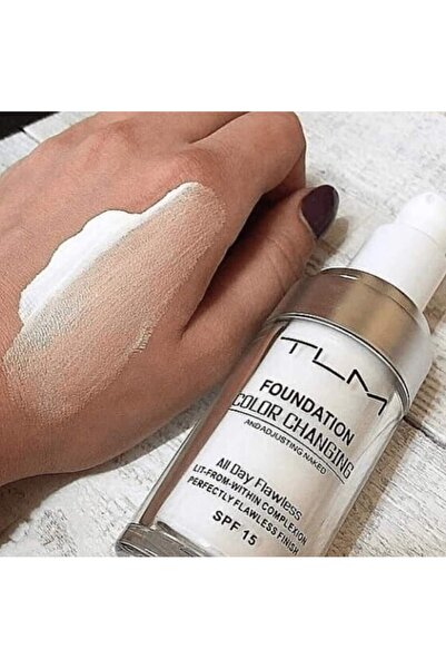 TLM Fond de Ten Color Changing, Adaptabil culorii Tenului, Rezistent la Transfer 16H, SPF 15, 30 ml