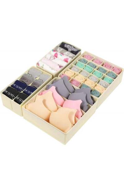 GOTA Drawer Clothing Organizer Set - Beige