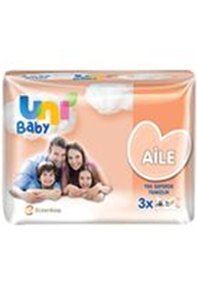 Uni Baby Aile Islak Havlu 3 x 52 Adet