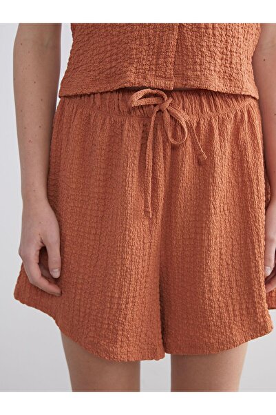 LC Waikiki Xside Women's Shorts with Elastic Waist and Texture