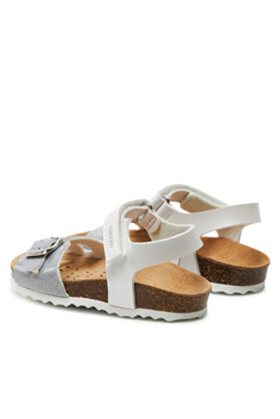 Geox σανδάλια για κορίτσια B922RA-0NFKC λευκά