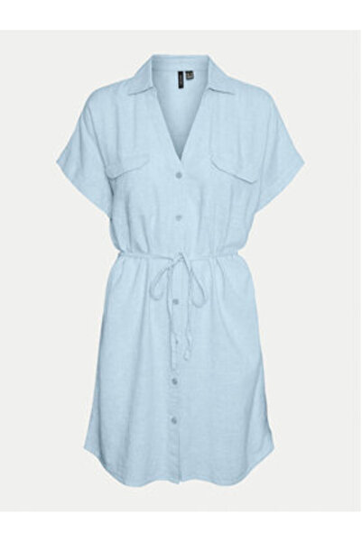 Vero Moda Γυναικείο Καλοκαιρινό Φόρεμα 10323027 Ανοιχτό Μπλε