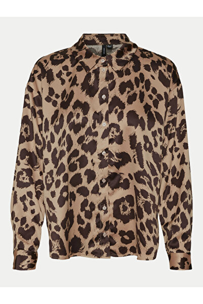 Vero Moda Γυναικείο Πουκάμισο 10316597 Καφέ