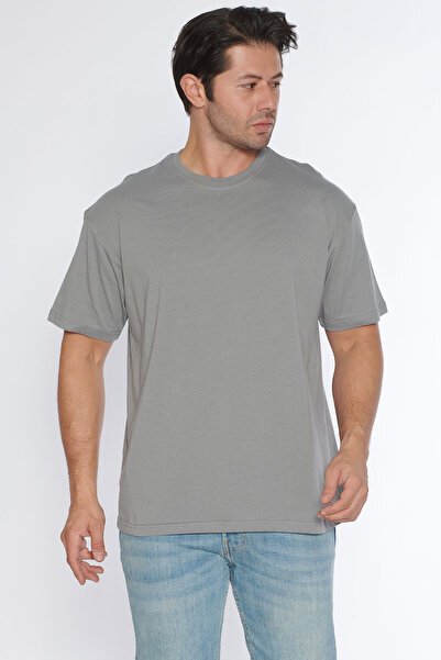 BlackHorn Black Horn Men's Crew Neck 100% Cotton Oversize T-Shirt