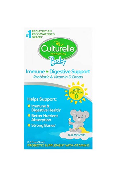 CULTURELLE بروبيوتيك، مناعة الطفل ودعم الهضم، قطرات بروبيوتيك مع فيتامين د، م...