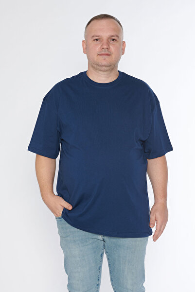 BlackHorn Black Horn Men's Crew Neck 100% Cotton Oversize T-Shirt