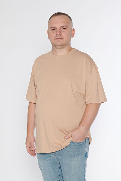 BlackHorn Black Horn Men's Crew Neck 100% Cotton Oversize T-Shirt