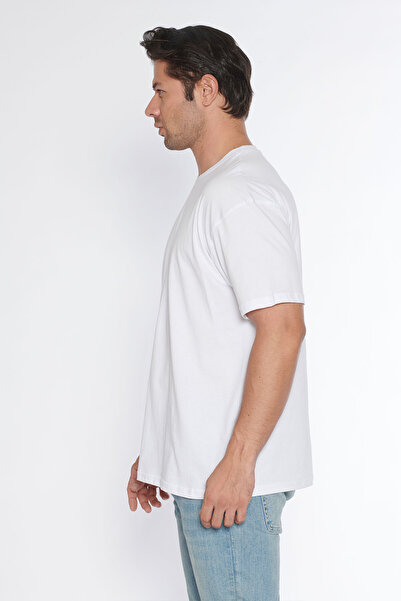 BlackHorn Black Horn Men's Crew Neck 100% Cotton Oversize T-Shirt