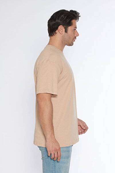 BlackHorn Black Horn Men's Crew Neck 100% Cotton Oversize T-Shirt