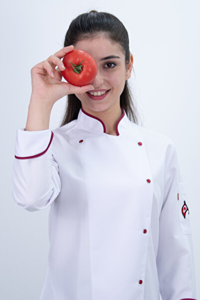 Das Uniform Düz ÇıtÇıt Şef Gömlek Aşçı Kıyafeti Chef Aşçı Forması