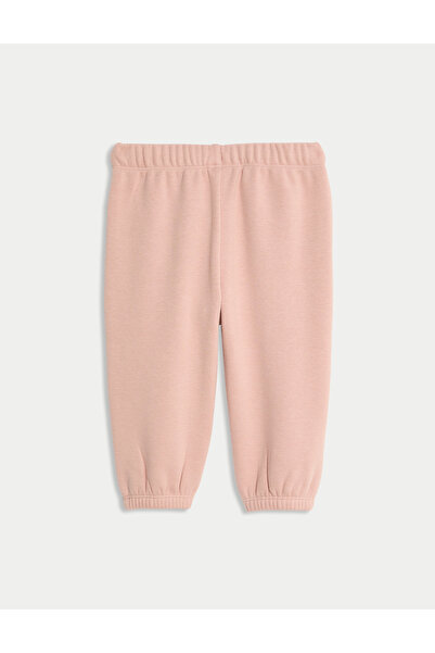 Marks & Spencer Pamuk Karışımlı Polar Astarlı Jogger Pantolon (0-3 Yaş)