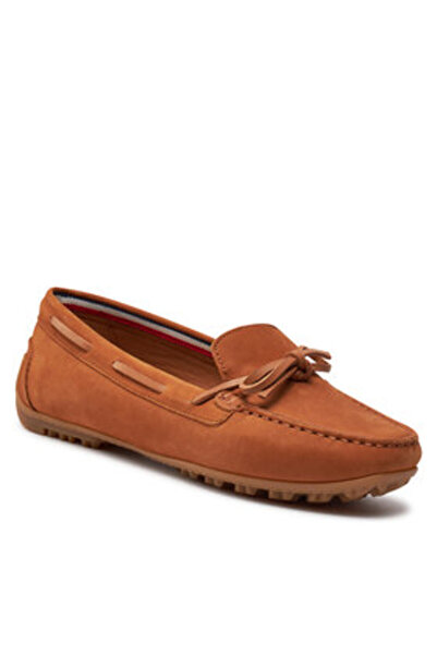 Geox γυναικεία μοκασίνια D45RCB-0DP43 καφέ