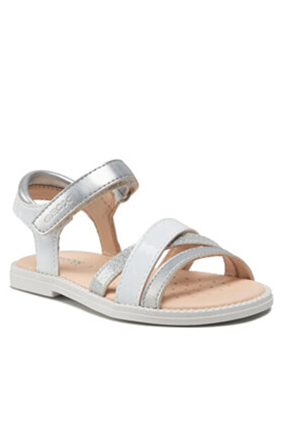 Geox σανδάλια για κορίτσια J5235D-002BJ ασημί