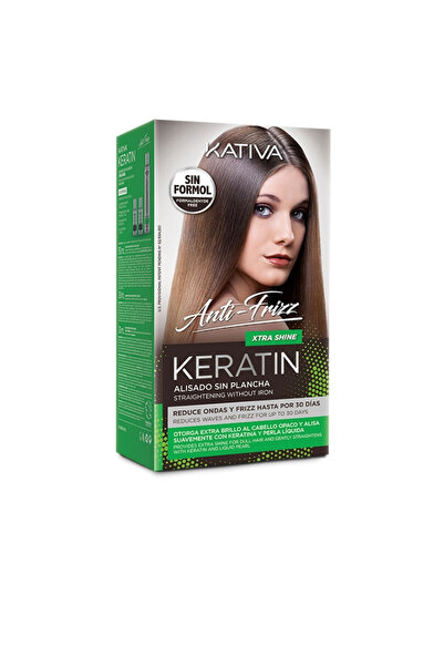 Kativa Keratin Anti-frizz Brasilianisches Glätten Ohne Bügeleisen Extra Glanz...