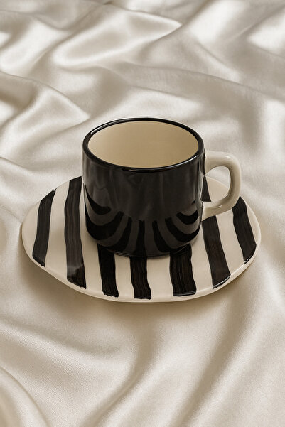 Hausette Single Vivid Colors Ceramic Turkish Coffee, Mug, Turkish Coffee Cup,...