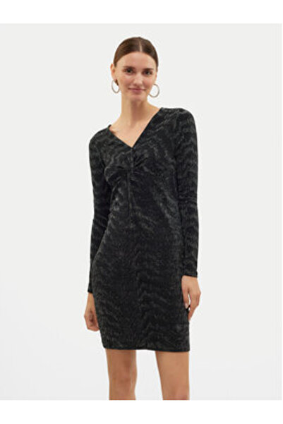 Vero Moda Γυναικείο Φόρεμα Κοκτέιλ 10316745 Μαύρο