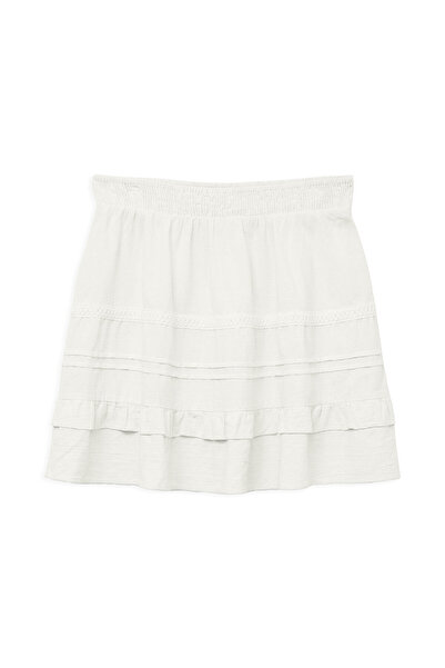 Vero Moda Γυναικεία Μίνι Φούστα 10325239 Λευκό