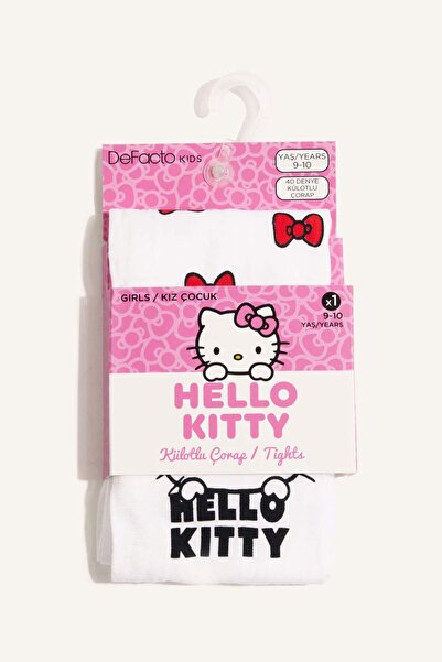 DeFacto Kız Çocuk Hello Kitty 60 Denye Külotlu Çorap G1532A8NS