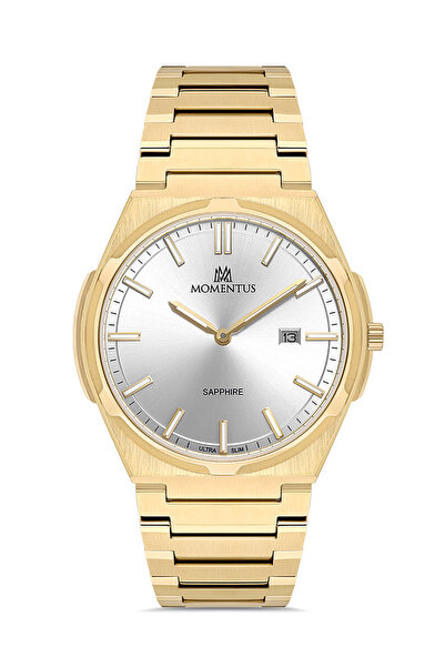 Momentus ساعة يد رجالية من مجموعة كراون ماستر EM390G-02SG