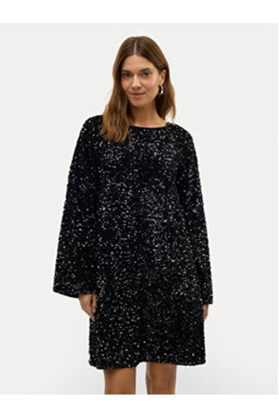 Vero Moda Γυναικείο Φόρεμα Κοκτέιλ 10317153 Μαύρο