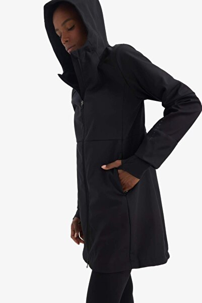 DeFacto Defactofit Waterproof Softshell Slim Fit Slim-Fit Hooded Zippered Pocket Parka E5702Ax25Au
